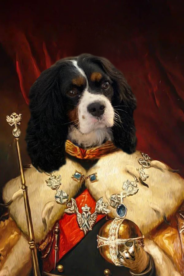 king-charles-dog-portrait-buster-no-crown